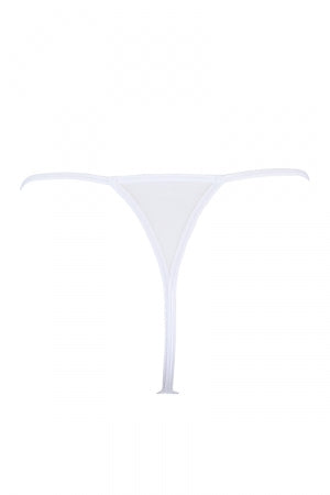 String blanc à clous dorés · Axami · vue 3