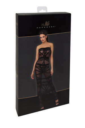 Robe bustier Bondesque · Noir Handmade · vue 3