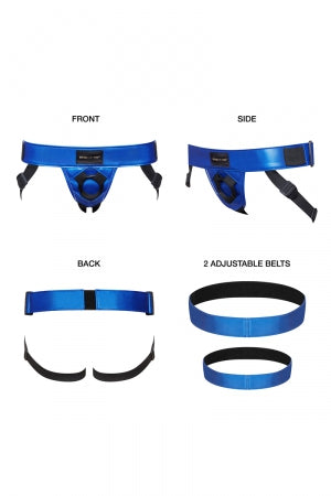 Harnais Curious bleu métallique Strap On Me · Strap-on-Me · vue 3