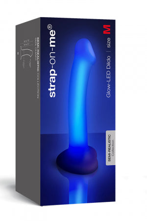 Dildo lumineux violet · Strap-on-Me · vue 3
