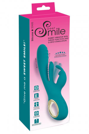 Vibro Rabbit avec va-et-vient et stimulation point G · Sweet Smile · vue 3