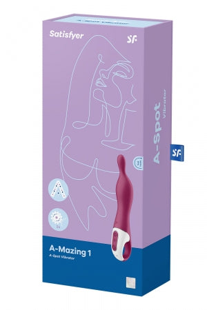 Vibromasseur A-Mazing 1 Bordeaux · Satisfyer · vue 3