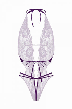 Body string ouvert Renee violet Christine · Christine · vue 3