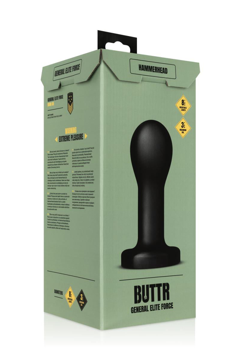 Plug anal XXL à tête arrondie Hammerhead BUTTR