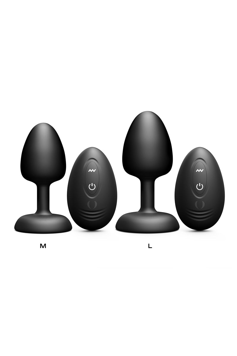Plug anal vibrant télécommandé à bille Geisha Plug Infinite Dorcel