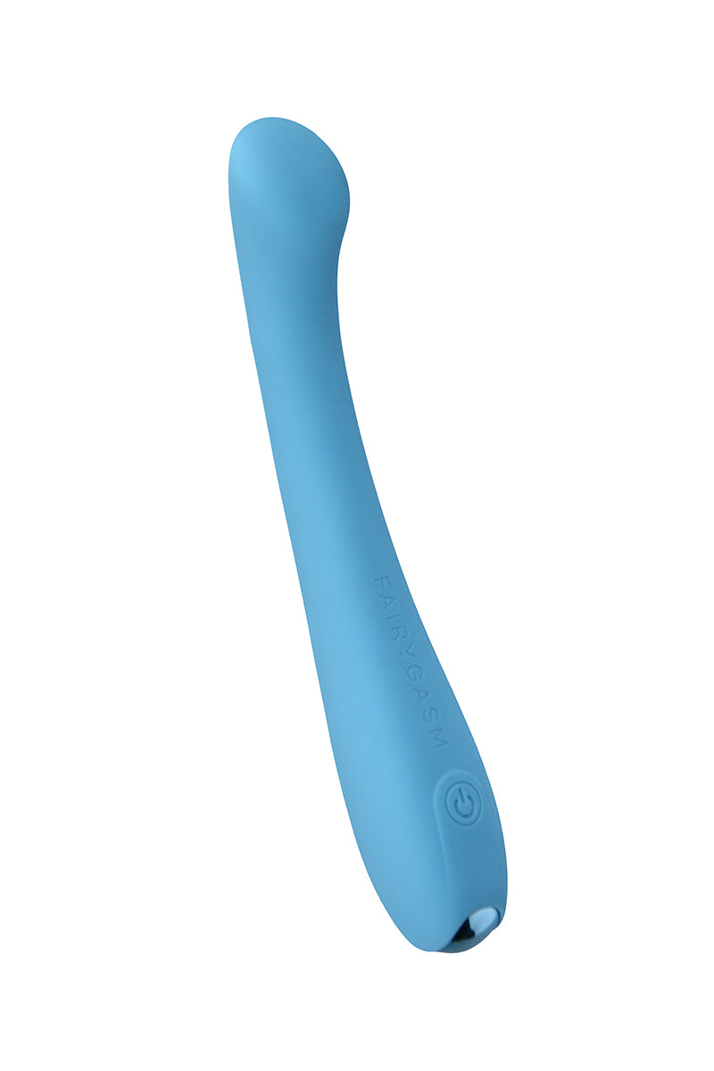 Vibromasseur point G incurvé MerryWand bleu Fairygasm