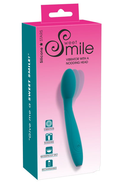 Vibro point G à tête oscillante rechargeable Sweet Smile