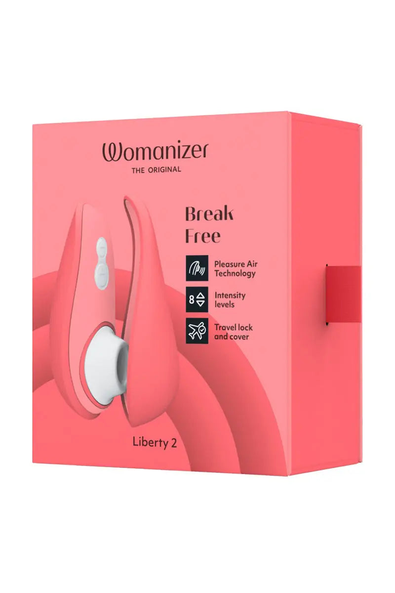 Liberty 2 rose de Womanizer dans sa boite pour toujours plus de plaisir chez LollyDoll