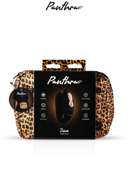 Vibromasseur couple rechargeable Zuna noir panthère Panthra
