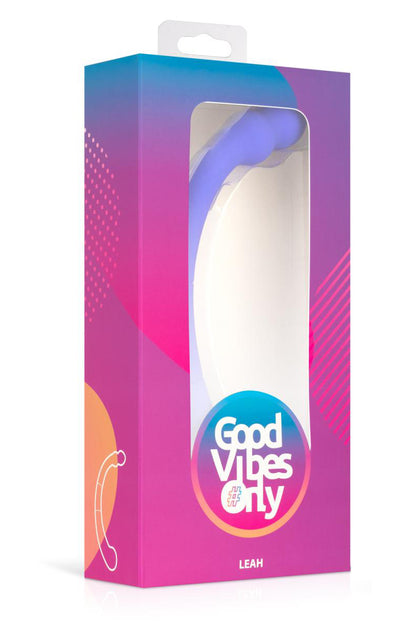 Vibro double extrémité en silicone Leah Good vibe only