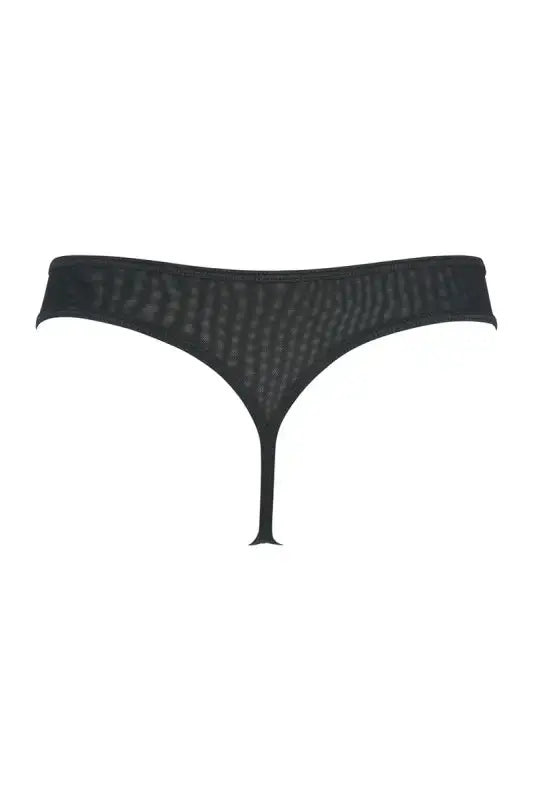 String dentelle V-10038 d'Axami noir, lingerie élégante et séduisante en dentelle.