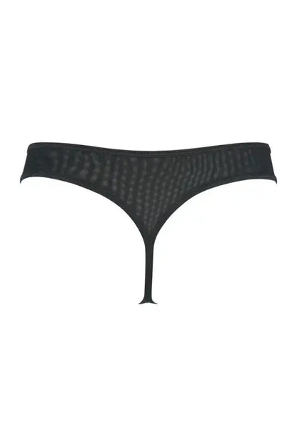 String dentelle V-10038 d'Axami noir, lingerie élégante et séduisante en dentelle.