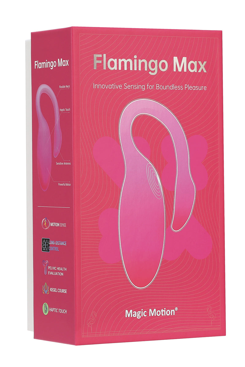 Vibro connecté et entraîneur Kegel Flamingo Max rose Magic Motion