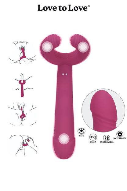 Vibromasseur couple multifonction Please Me Love to Love