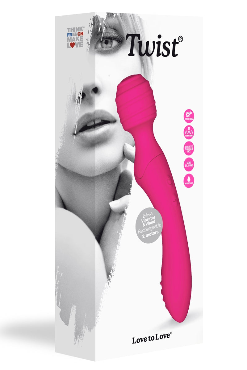 Stimulateur clitoridien et point G 2 en 1 Twist Love to Love