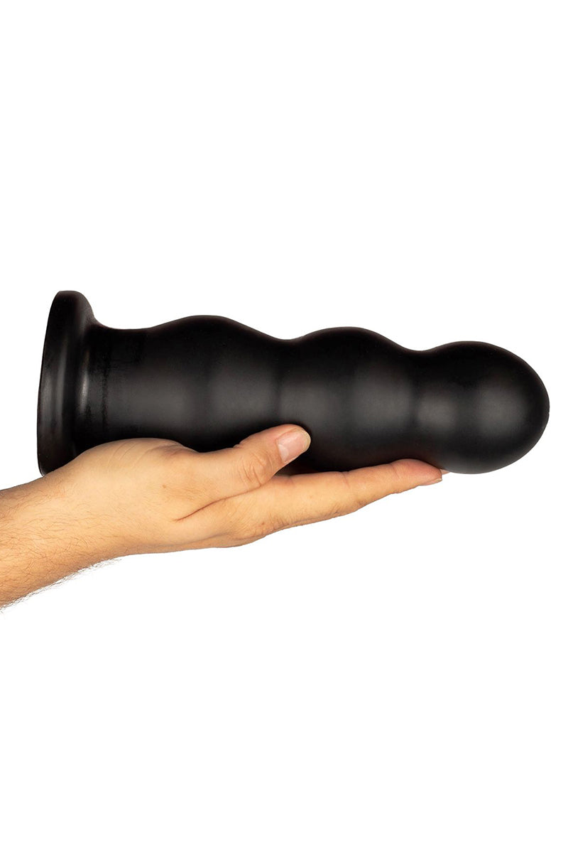 Plug anal XXL à ventouse Tactical III noir BUTTR