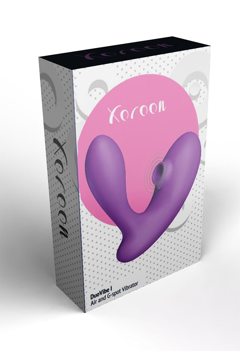 Vibromasseur à air pulsé et point G DuoVibe I Xocoon