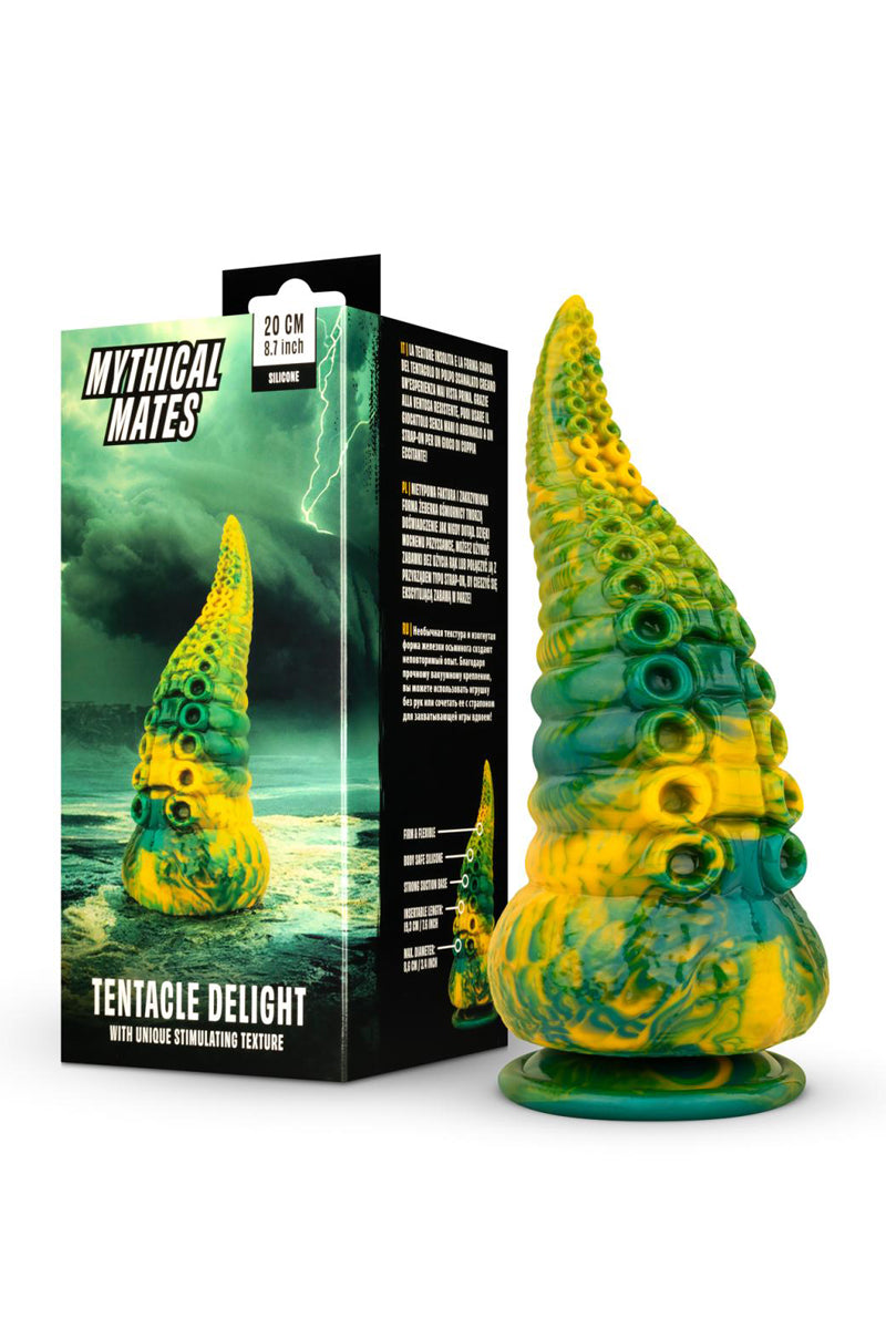 Gode tentacule vert et jaune Tentacle Delight Mythical Mates