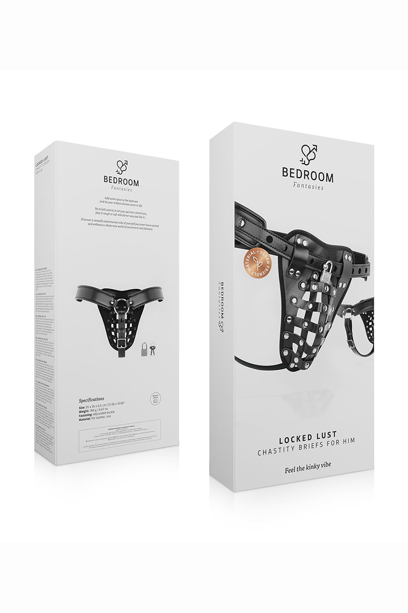 Culotte de chasteté homme à cage intégrée Bedroom Fantasies