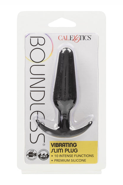 Plug anal vibrant fin en silicone Boundless Calexotics