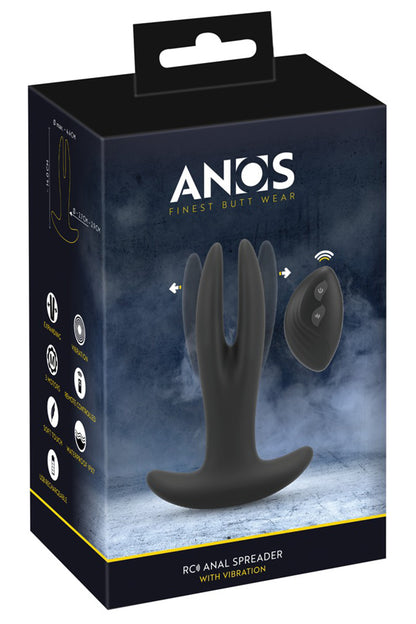 Plug anal écarteur vibrant télécommandé RC Anal Spreader Anos