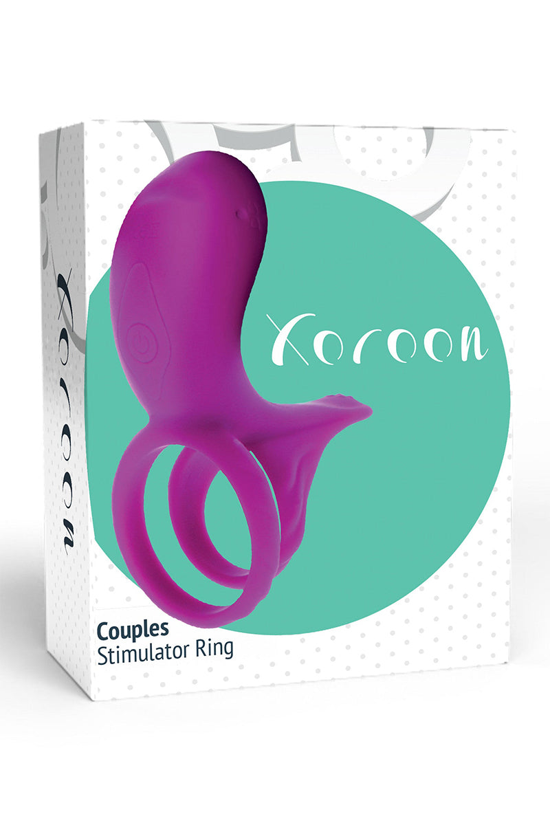 Anneau stimulateur vibrant pour couple rechargeable Xocoon