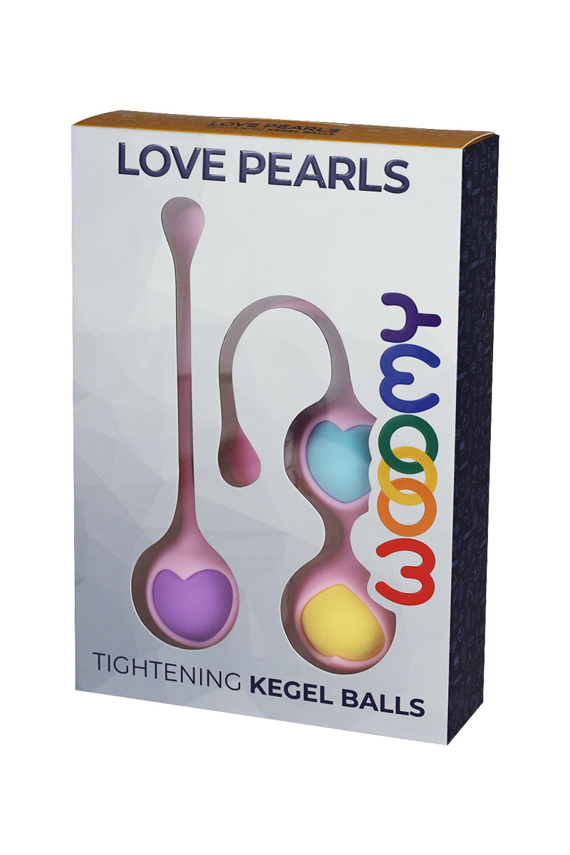 Boules de Kegel en silicone Love Pearls Wooomy