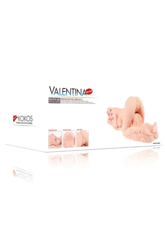 Emballage de la poupée Valentina Méga masturbateur réaliste
