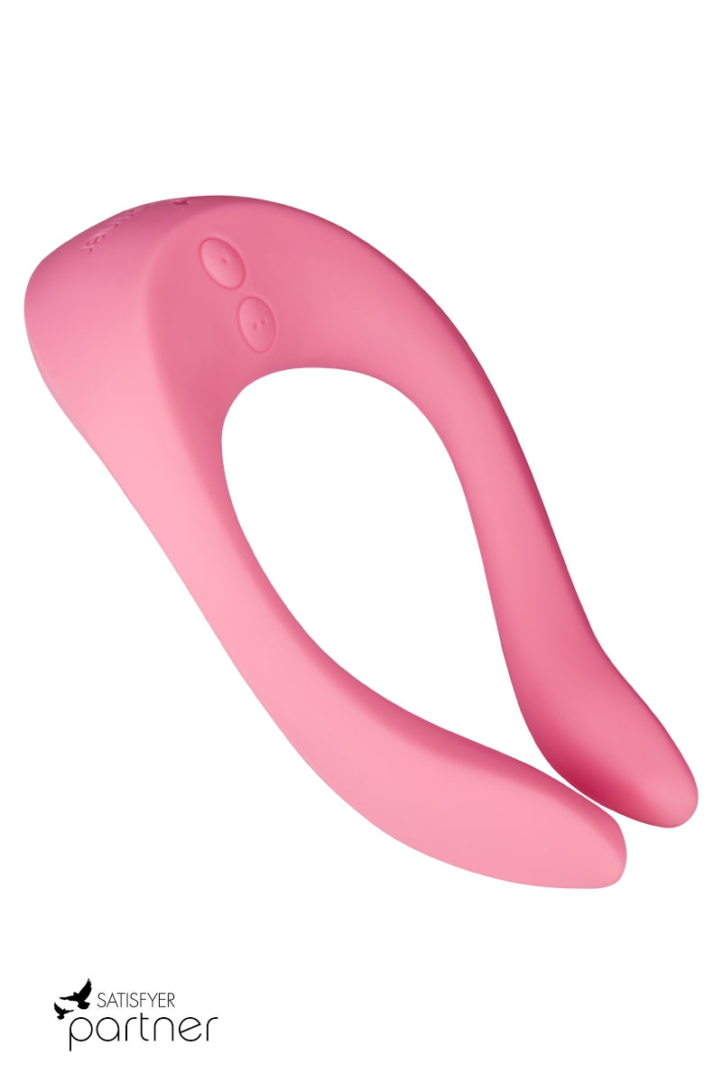 Stimulateur couple vibrant Endless Joy rose Satisfyer