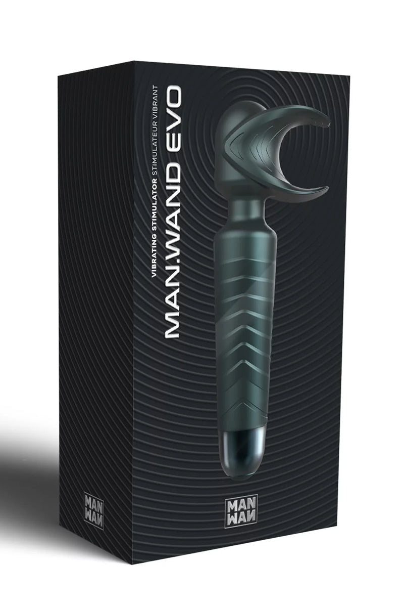 Masturbateur vibrant wand Man Wand Evo Pine Grey Manwan