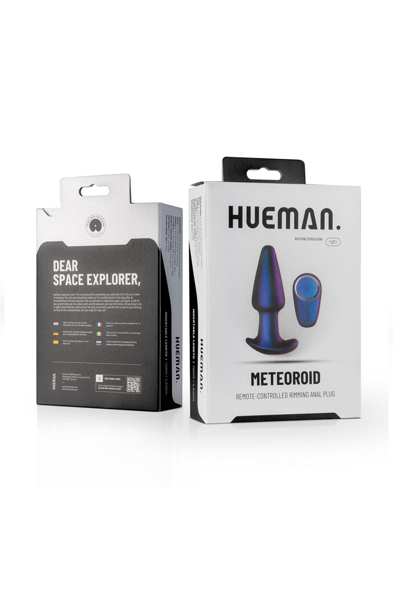 Plug anal rotatif télécommandé Meteoroid Hueman