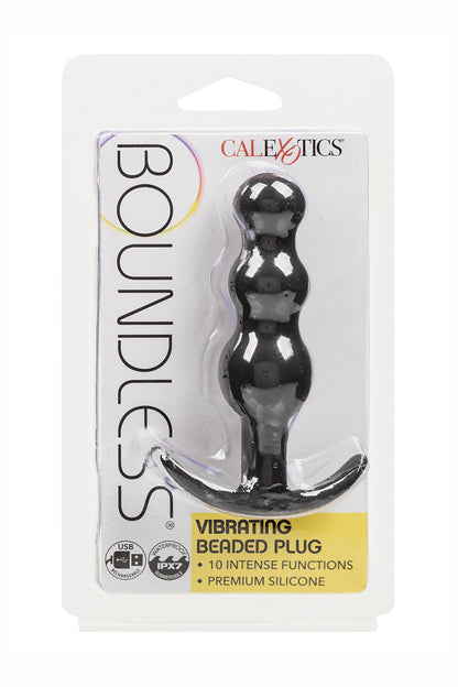 Plug anal vibrant 3 perles en silicone Boundless Calexotics