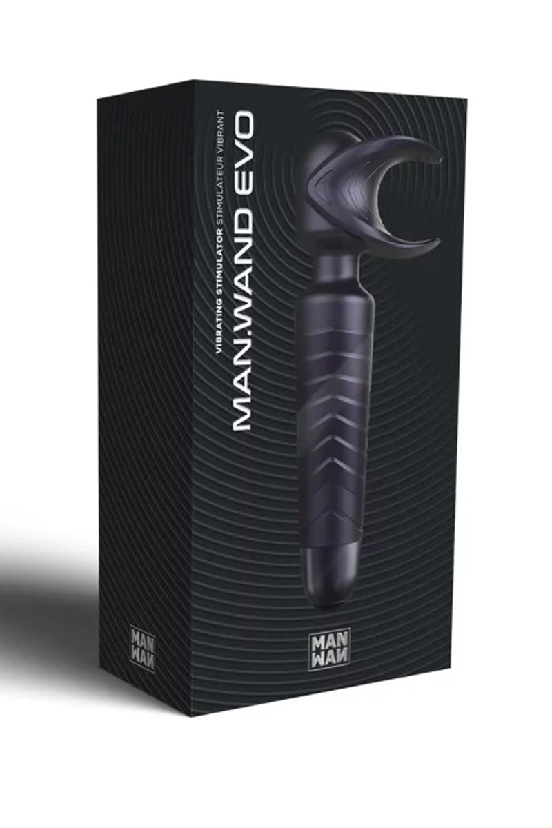 Masturbateur vibrant wand Man Wand Evo Black Plum Manwan