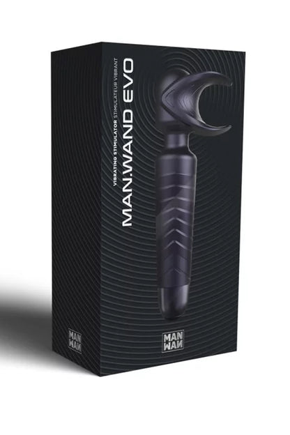Masturbateur vibrant wand Man Wand Evo Black Plum Manwan