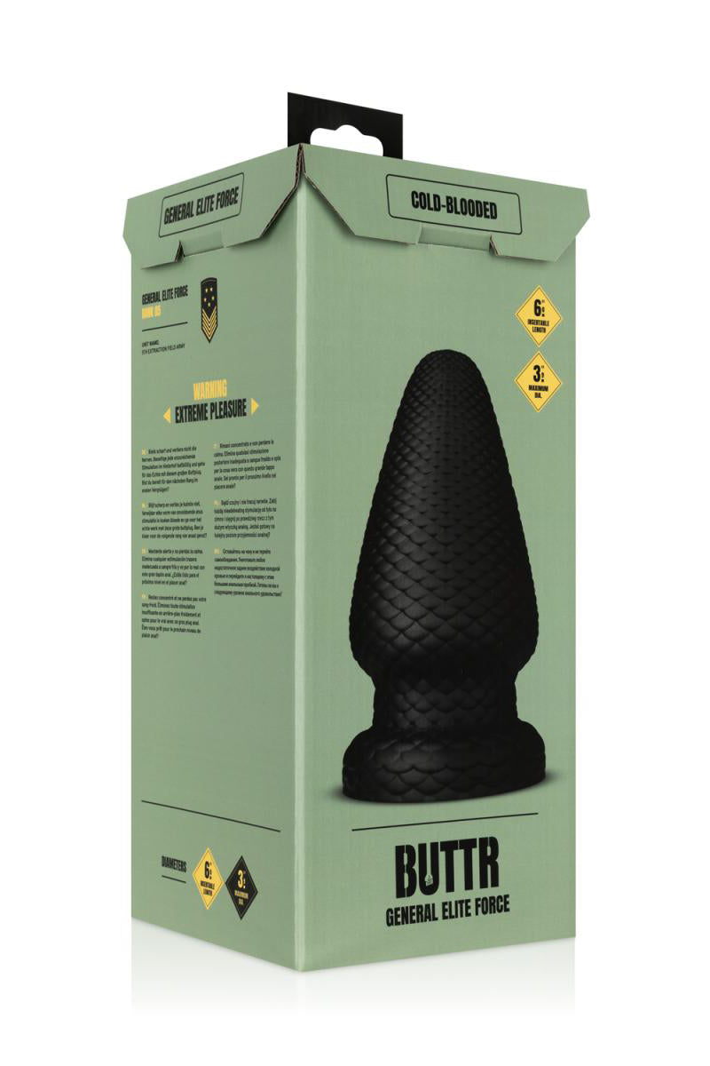 Plug anal XXL texture écaillée Cold Blooded BUTTR