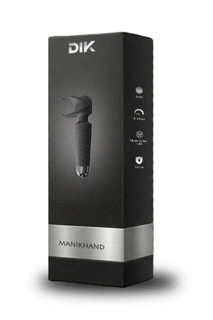 Masturbateur masculin vibrant rechargeable Manikhand noir DIK