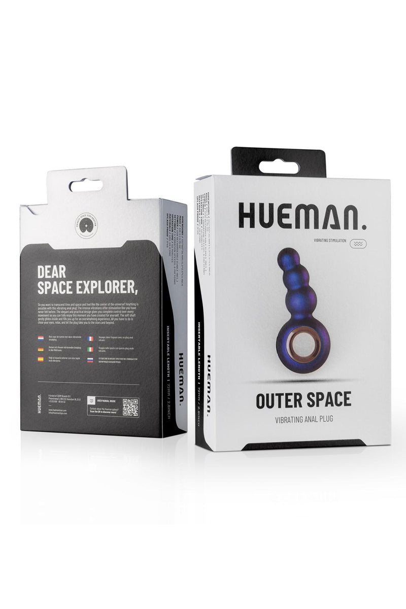 Plug anal vibrant rechargeable Outer Space Hueman