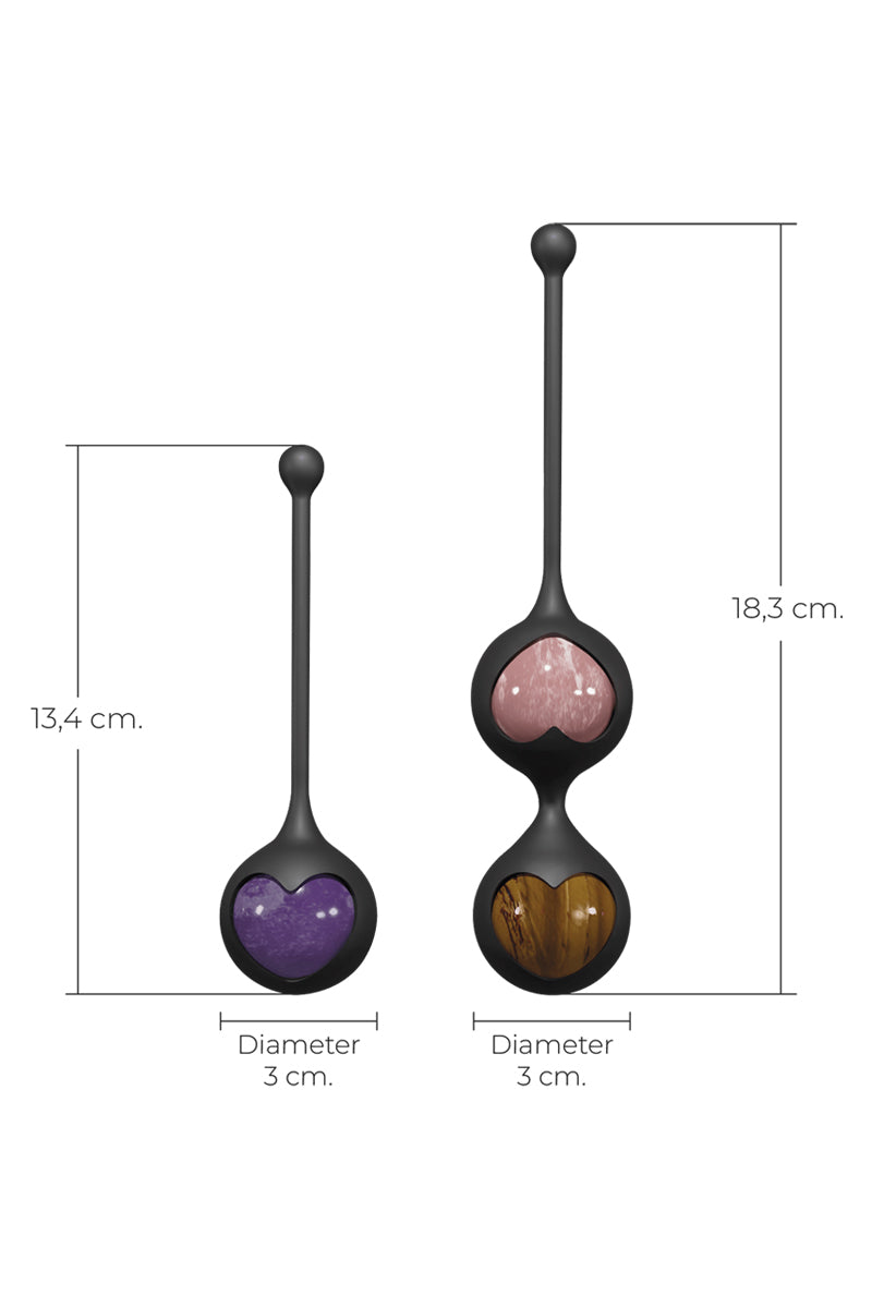 Coffret boules de Geisha en pierres Harmony Stones Adrien Lastic
