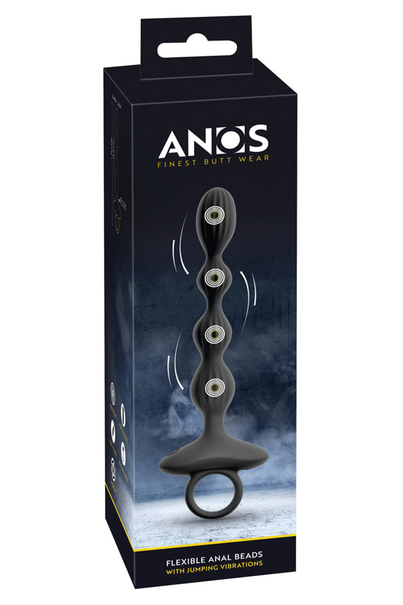 Chaîne anale vibrante rechargeable Jumping Vibrations Anos