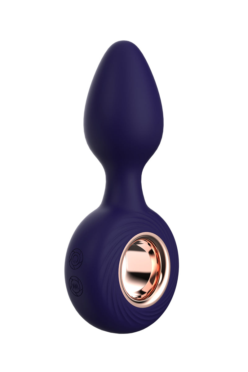 Plug anal vibrant rechargeable Griplug violet DIK