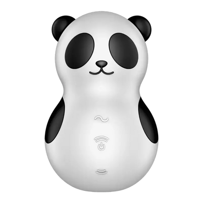 Vibromasseur Pocket Panda avec design adorable et boutons de contrôle.