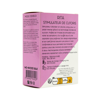 RITA Cœur Ardent utilisation solo couple hypoallergénique