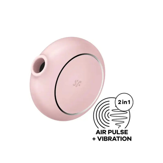 Stimulateur clitoridien Satisfyer Pro To Go 3 rose avec ondes de pression et vibration, idéal pour le plaisir féminin.