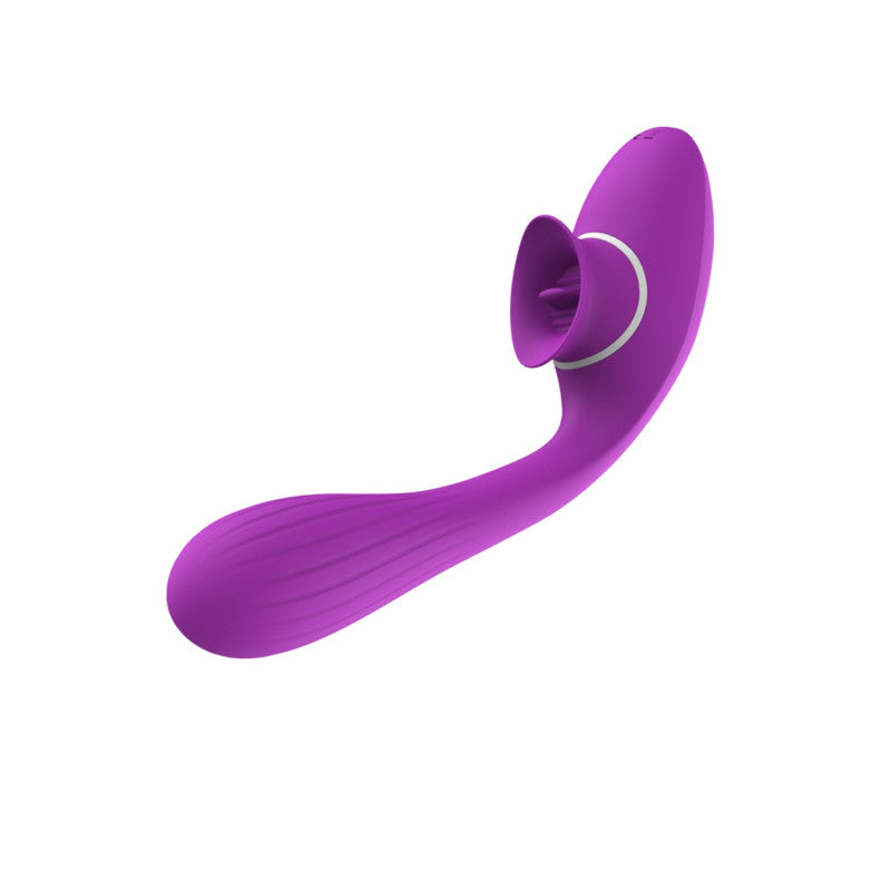 DISA Cœur Ardent violet tige incurvée point G waterproof rechargeable USB