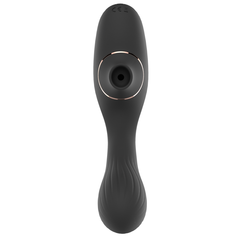 DINA Cœur Ardent noir tige incurvée point G 10 modes vibration waterproof