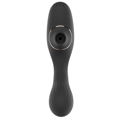 DINA Cœur Ardent noir tige incurvée point G 10 modes vibration waterproof