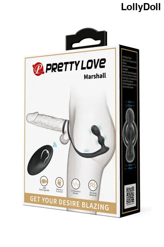 Emballage du Stimulateur prostatique et cockring combiné