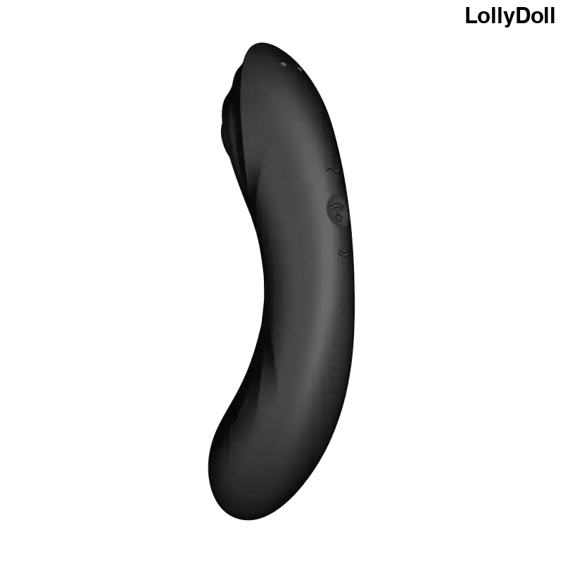 Vibromasseur Satisfyer Curvy Trinity 4 en noir, s'utilise seul ou en couple