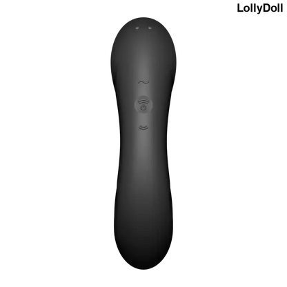 Vibromasseur Satisfyer Curvy Trinity 4 noir, un accessoire de plaisir sensuel 