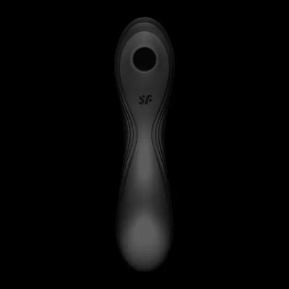 Vibromasseur Satisfyer Curvy Trinity 4 noir, un accessoire de plaisir pour le clitoris et le vagin